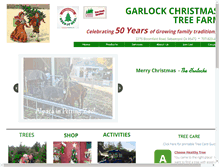 Tablet Screenshot of garlocktreefarm.com